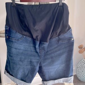 Maternity Denim Shorts